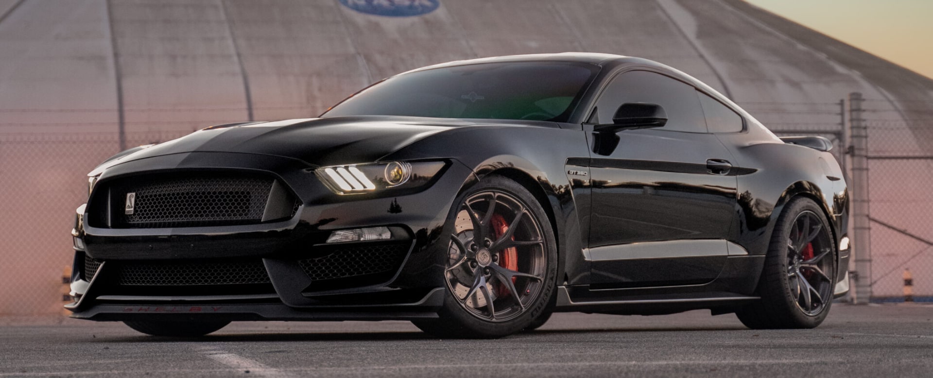 black mustang coupe