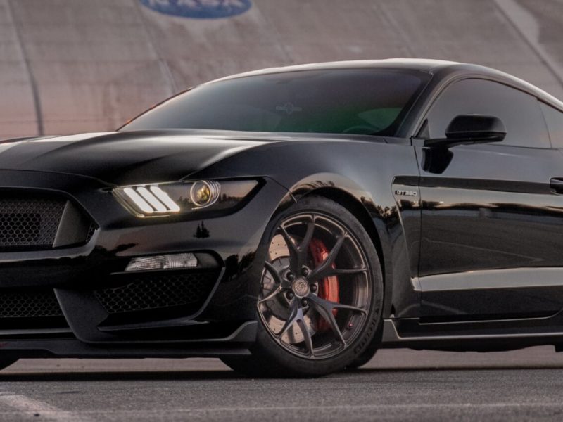 black mustang coupe